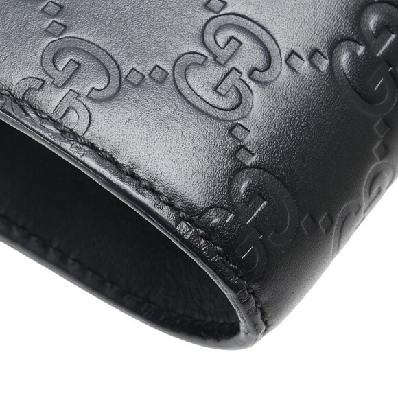 GUCCI Authentic Black Leather Horsebit Shoulder Bag - Picture 12 of 15